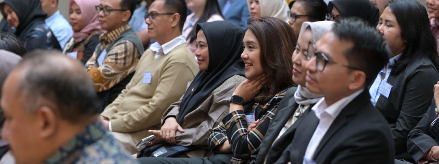 Course participants in the Australia Awards Indonesia short course