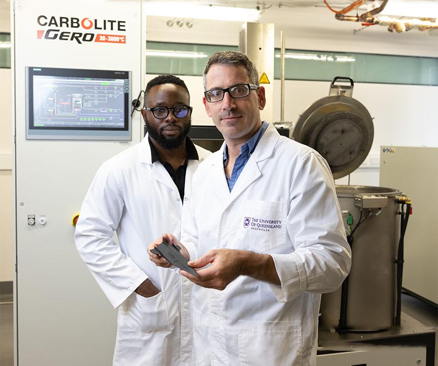 Dr Christian Kudisonga (left) and Dr Michael Heitzmann