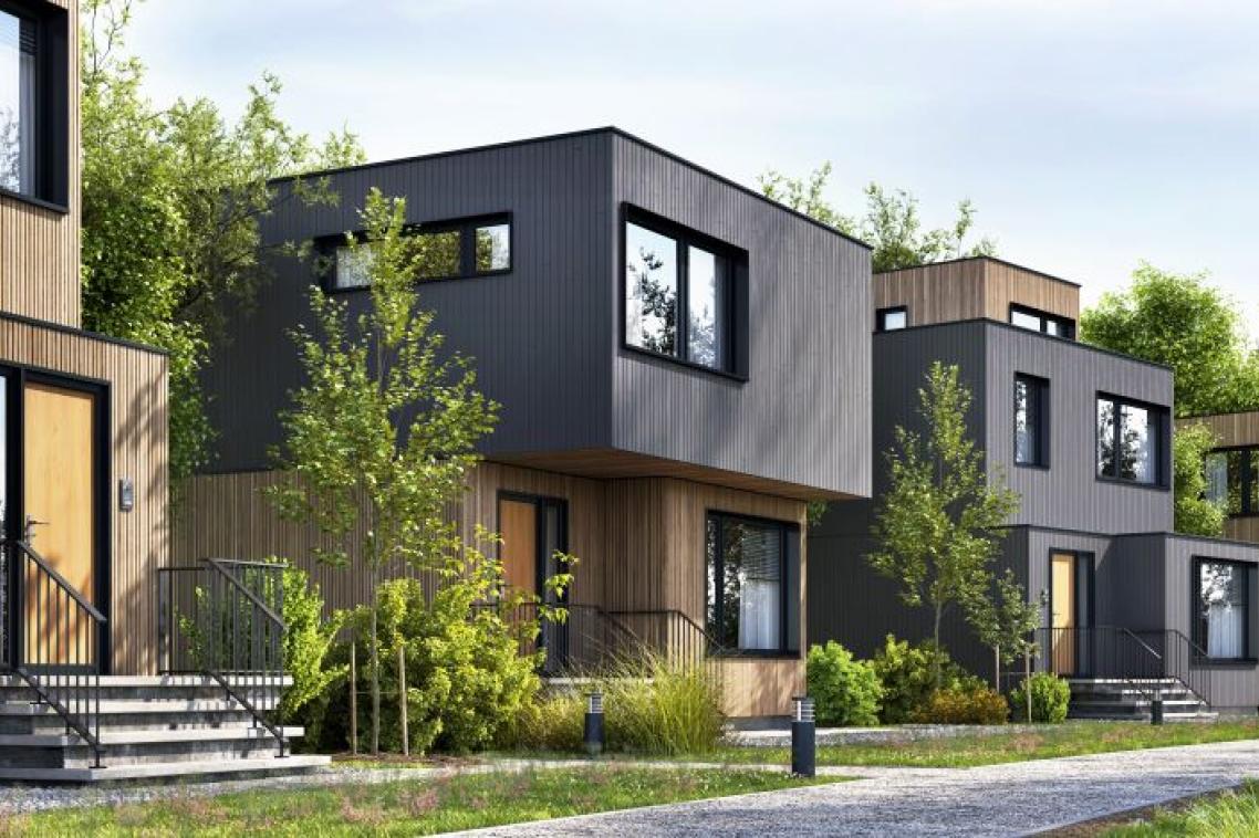 A modern housing development